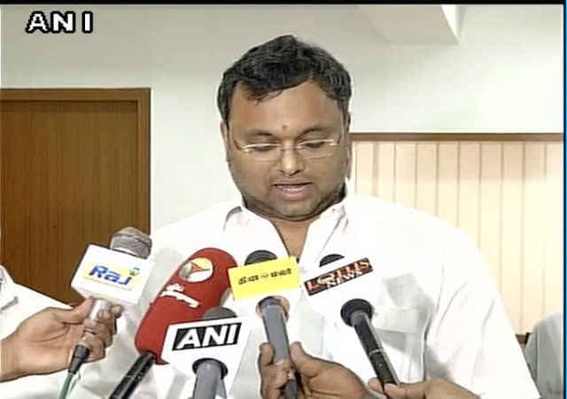 पी चिदम्बरम के बेटे के ठिकाने पर ईडी का छापा