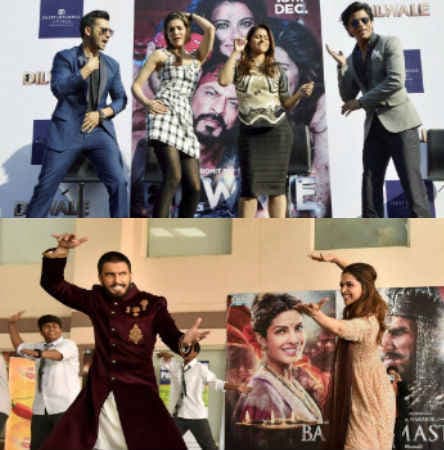 ''Dilwale'' Vs ''Bajirao Mastani'': सिनेमाघरों में आज होगी भिडंत