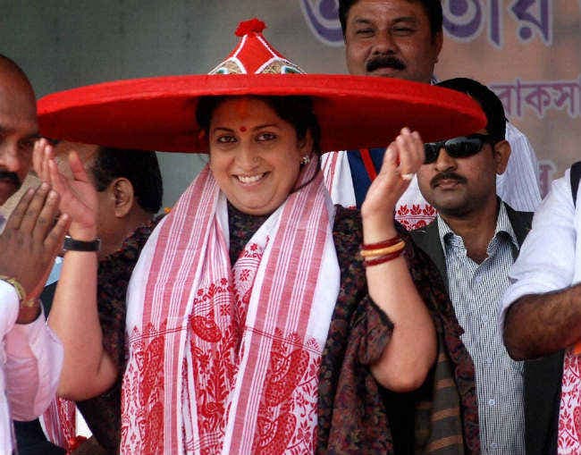 कांग्रेस नेता ने की स्‍मृति ईरानी पर अभद्र टिप्‍पणी