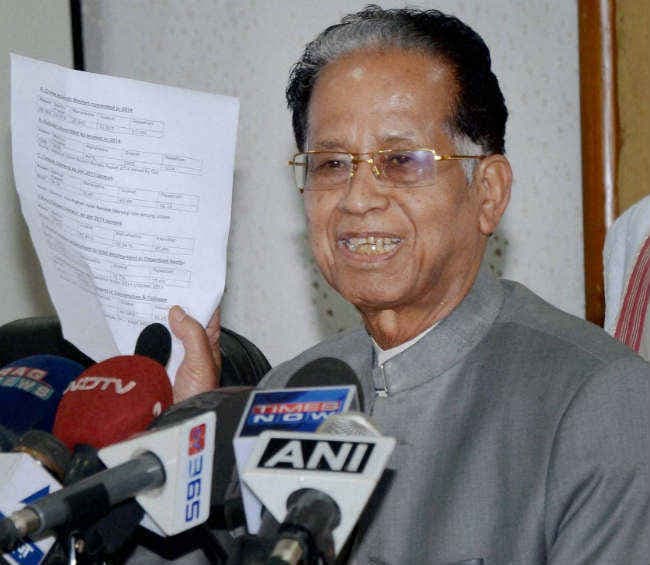 भाजपा ''हत्यारों की पार्टी'' : तरुण गोगोई