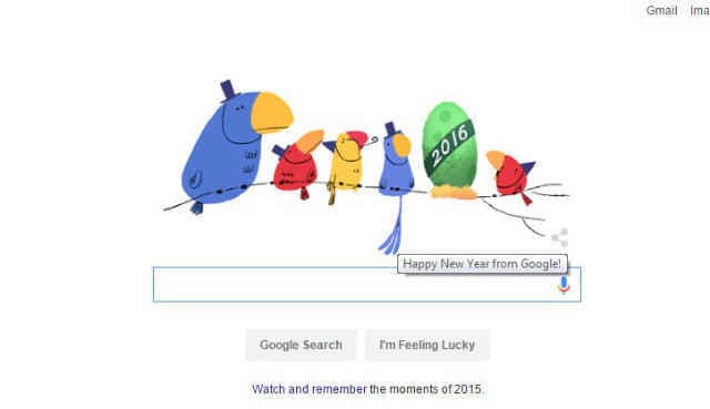 Doodle : नये साल को कुछ इस तरह से सेलिब्रेट कर रहा है गूगल