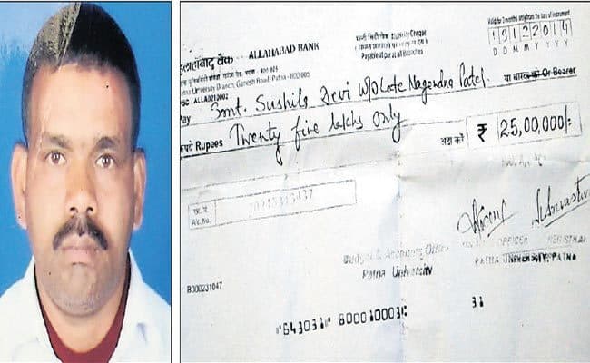 पीयू ने माली की मौत को बनाया मजाक, 25 लाख का चेक दिया, फिर 25 हजार देकर वापस लिया