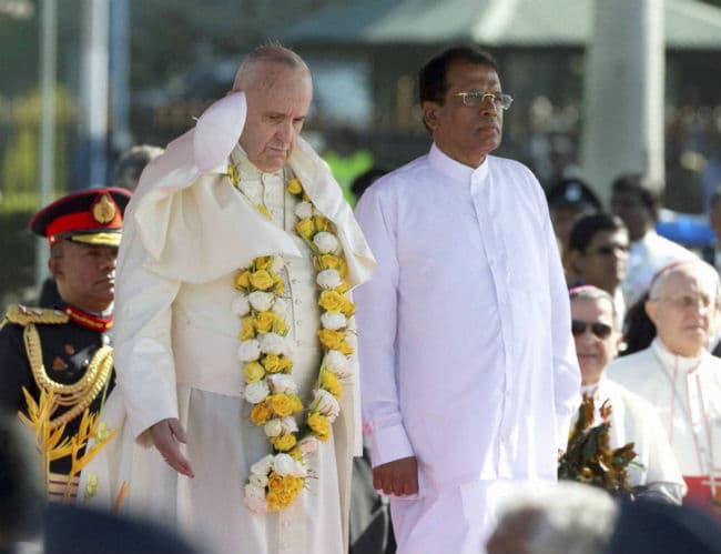 पोप ने भारतीय मूल के मिशनरी को श्रीलंका के पहले संत की उपाधि दी