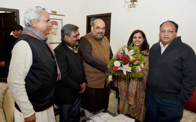 शाजिया इल्मी भाजपा में हुईं शामिल कहा, जीवनभर भाजपा में रहूंगी