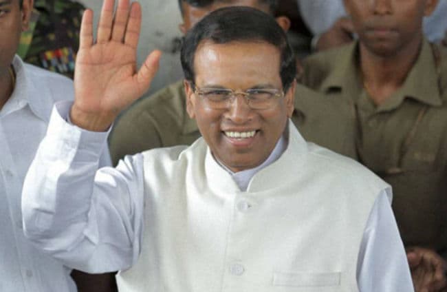 श्रीलंका के नये राष्ट्रपति सिरिसेना चीन के साथ संबंध बढाने के लिए है उत्‍साहित