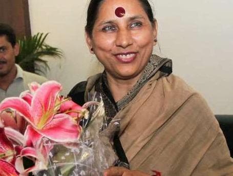 तीन दशक कांग्रेस में रहीं कृष्णा तीरथ ने भी लिया कांग्रेस मुक्त भारत बनाने का संकल्प