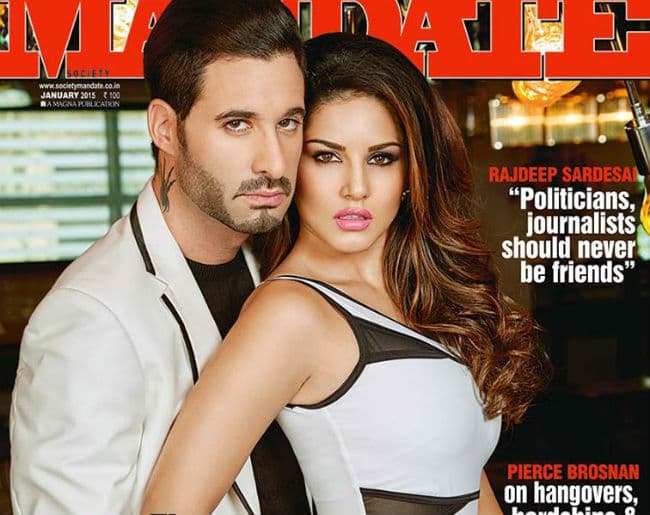 सनी लियोन ने मैग्‍जीन के लिए पति संग किया फोटोशूट