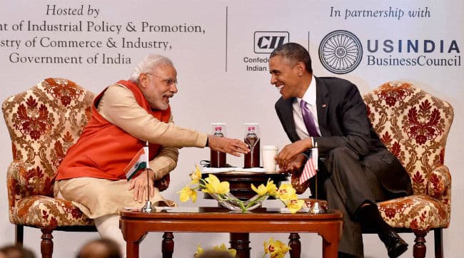 मोदी ने खुले कारोबारी माहौल का किया वादा, ओबामा ने आईपीआर का मुद्दा उठाया