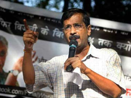 भाजपा बेदी को बलि का बकरा बना रही :केजरीवाल