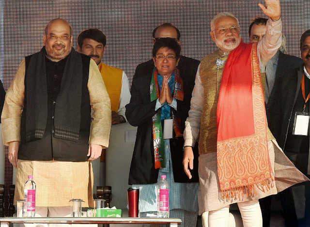 दिल्ली की चुनावी रैली में बोले नरेंद्र मोदी, आप ने जनता की पीठ में छुरा घोंपा