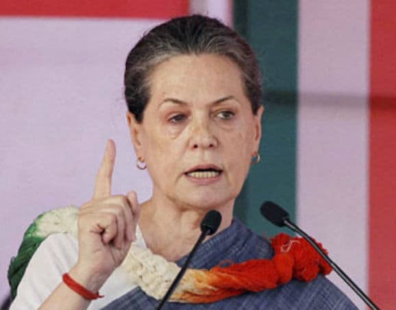 सोनिया ने कहा भाजपा ने भ्रष्टाचारियों को बढावा दिया
