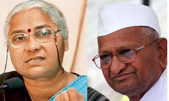 भूमि अधिग्रहण बिल के विरोध में मेधा पाटकर के साथ धरना देंगे अन्ना हजारे