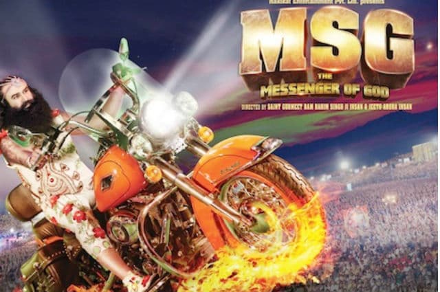 रिलीज हुई गुरमीत राम रहीम की फिल्म ''MSG: द मैंसेंजर'', धारा 144 लागू