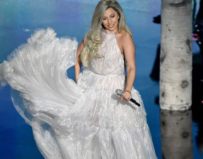 1600 घंटे में बनी थी पॉपस्‍टार गागा की ''ऑस्कर ड्रेस''