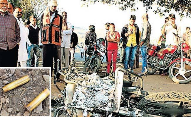 ओपेन कास्ट में अपराधियों ने की फायरिंग व बमबाजी
