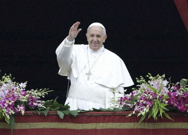 पोप ने ईरान के साथ परमाणु समझौते के खाके को सराहा