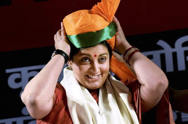 बिहार में जंगल राज -दो लौटने न दें: स्मृति ईरानी