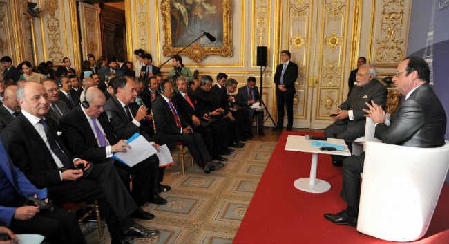 फ्रांसीसी कारोबारियों ने भारत में स्‍पष्‍ट और पारदर्शी नियम पर दिया जोर