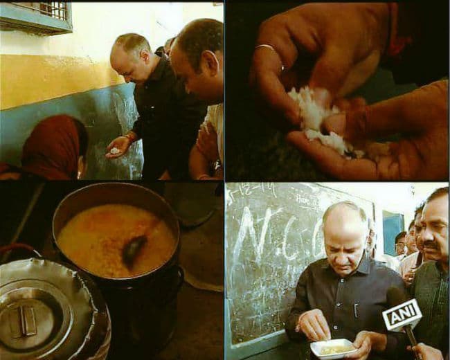 सिसोदिया ने स्कूलों को ‘‘मिड डे मील’’ पर चेतावनी दी