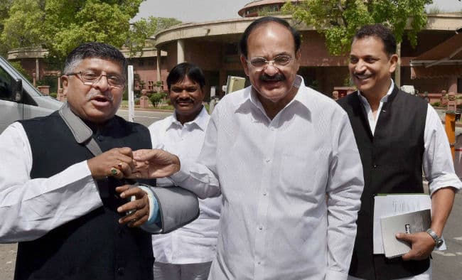 वेंकैया नायडू के ''शैतान के प्रवचन'' बयान पर आज संसद में हो सकता है हंगामा