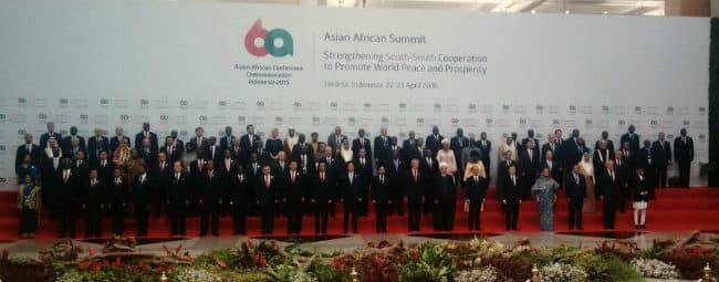 एशिया-अफ्रीका सम्मेलन में भारत समेत सभी देशों ने हर तरह के आतंकवाद की आलोचना की