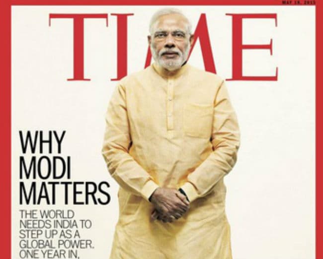 ‘टाइम’ के कवर पर फिर छपे मोदी, बोले गरीबी में पला- बढ़ा यही मेरी पहली प्रेरणा