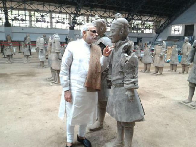 नरेंद्र मोदी ने टैराकोटा वारियर्स संग्रहालय का किया भ्रमण, जानें यहां की कुछ खास बातें