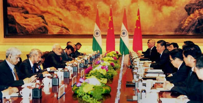 चीन के साथ मोदी ने सीमा पर शांति, विश्वास बढ़ाने और आतंकवाद के मुद्दों पर की बातचीत