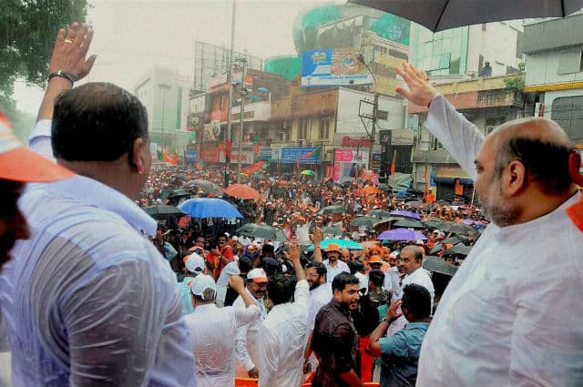 केरल पहुंचे अमित शाह ने की अपील, राज्य को भ्रष्टाचार मुक्त व कांग्रेस मुक्त बनाइए