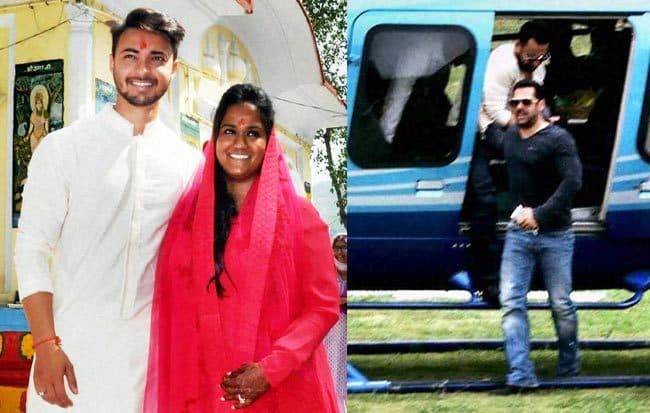 बहन अर्पिता के रिसेप्शन में शामिल होने मंडी पहुंचे सलमान खान, देखें वीडियो