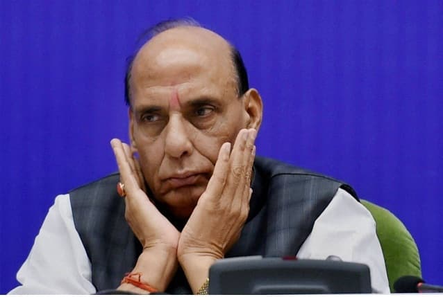 गृहमंत्री राजनाथ सिंह ने कहा, भारतीय भूमि पर पाकिस्तान के समर्थन में नारे बर्दाश्त नहीं