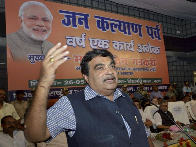 बिहार को सडकों के लिए एक साल में 50 हजार करोड़ रुपये मिलेंगे : नितिन गडकरी