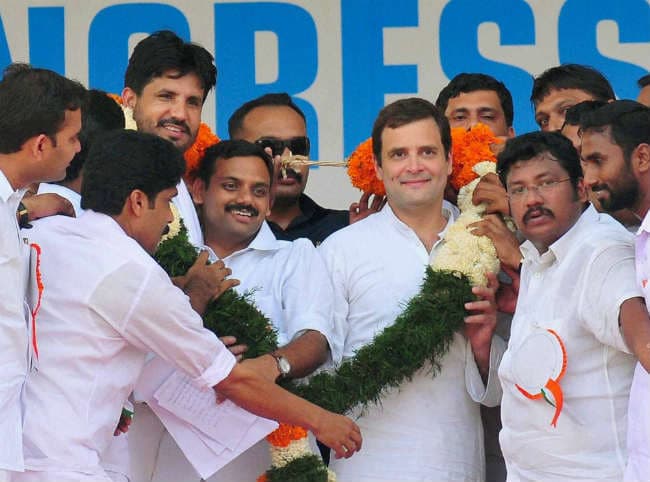 राहुल ने भूमि विधेयक पर मोदी सरकार को झूठा बताया