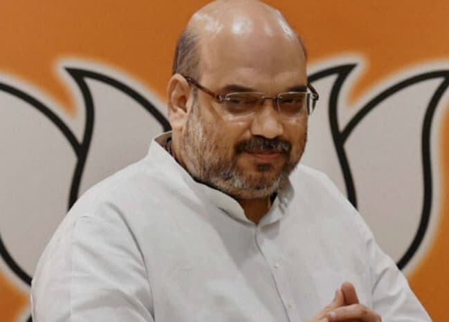 बिहार चुनाव की रणनीति को लेकर दिल्ली में अमित शाह के आवास पर बिहार बीजेपी और सहयोगी दलों की बैठक