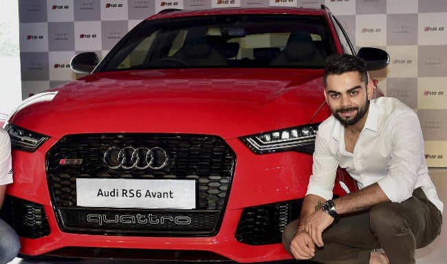 ऑडी की आरएस 6 एवेंट कार की लॉचिंग पर पहुंचे विराट कोहली