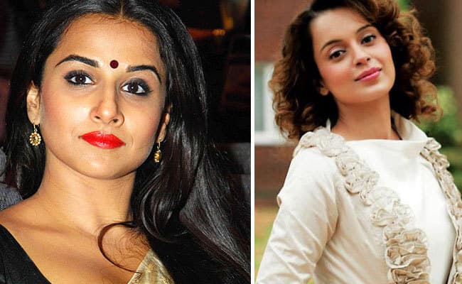 कंगना की एक्टिंग से प्रभावित हुई विद्या बालन, कहा- ''पागल''