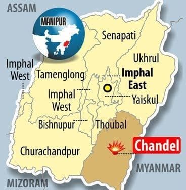 मणिपुर हमला : हमले के बाद उग्रवादियों की धरपकड के लिए तलाशी अभियान तेज