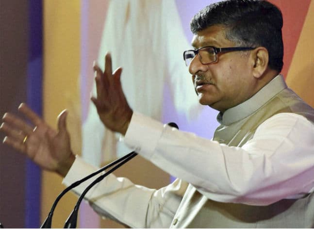 भाजपा नहीं, कांग्रेस करती थी विरोधी राज्यों से भेदभाव, सबसे बड़े शिकार रहे नरेंद्र मोदी : रविशंकर प्रसाद