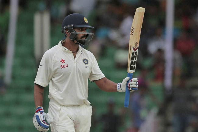 IND VS BAN : धवन के बाद मुरली का भी शतक IND 462/6 (103.3 ov)