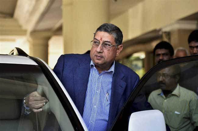 आईसीसी की बोर्ड बैठक में बीसीसीआई का प्रतिनिधित्व करेंगे एन श्रीनिवासन