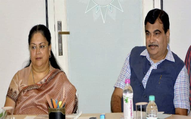 वसुंधरा राजे के साथ पार्टी और सरकार, आरोप आधारहीन: नितिन गडकरी