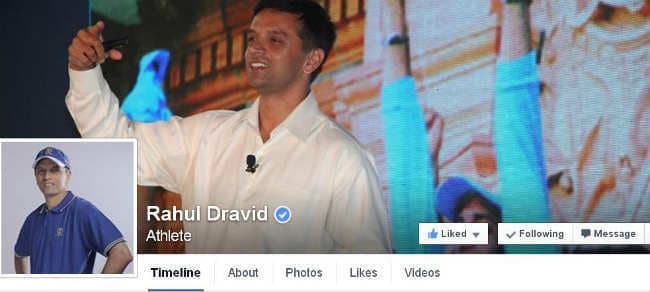 ...और राहुल द्रविड़ भी जुड़े फेसबुक से, पोस्ट किया पहला वीडियो