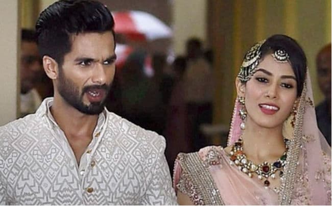 एक दूजे के हुए मीरा-शाहिद, देखें वीडियो