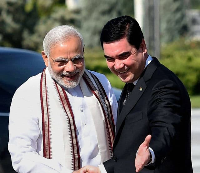 भारत-तुर्कमेनिस्तान ने किये सात समझौते: मोदी ने की तापी जल्द चालू करने की हिमायत