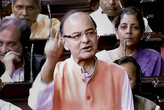 ''ललित मोदी'' प्रकरण पर सदन में हंगामा, अरुण जेटली ने कांग्रेस को ललकारा