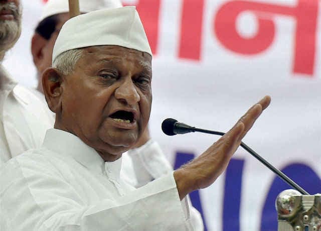 ”वन रैंक वन पेंशन” मामले में पूर्व सैनिकों के समर्थन में आए अन्ना हजारे