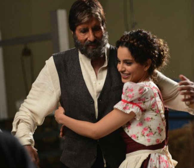 कंगना ''प्रतिभाशाली'' और ''अनोखी'' है : अमिताभ बच्‍चन