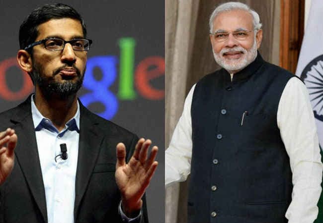 PM नरेंद्र मोदी से जल्‍द मिलना चाहते हैं Google के नये सीइओ सुंदर पिचई