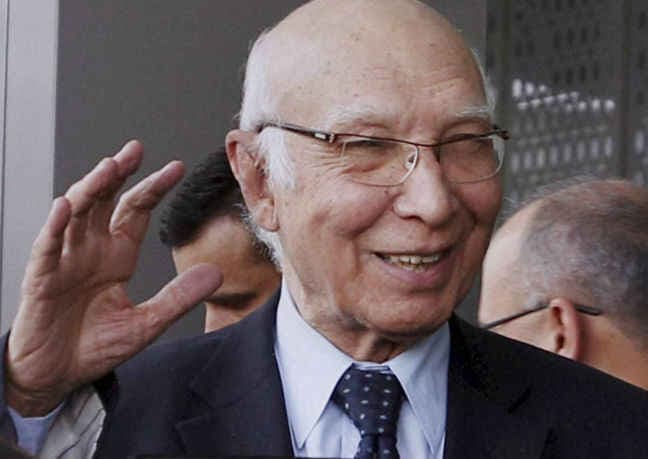 पाक एनएसए सरताज अजीज के बयान के बावजूद उनके भारत दौरे पर सस्पेंस बरकरार