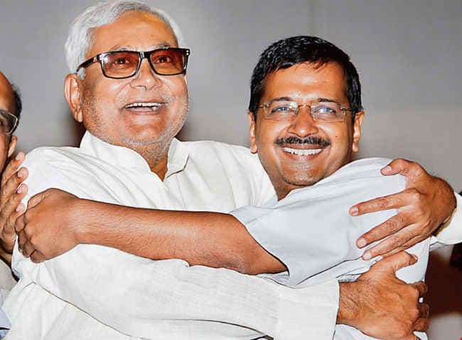 नीतीश को ‘आप’ का साथ, केजरीवाल बोले, जल्द आऊंगा बिहार